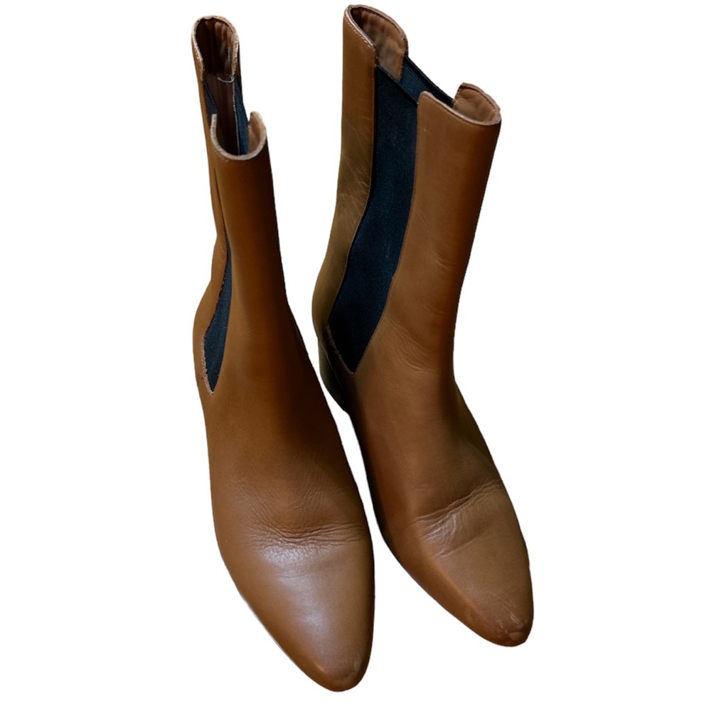 J Crew Refined Leather High Shaft Boot Size:9 Color: Tan